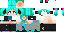 マインクラフト 初音ミク の調整後スキン