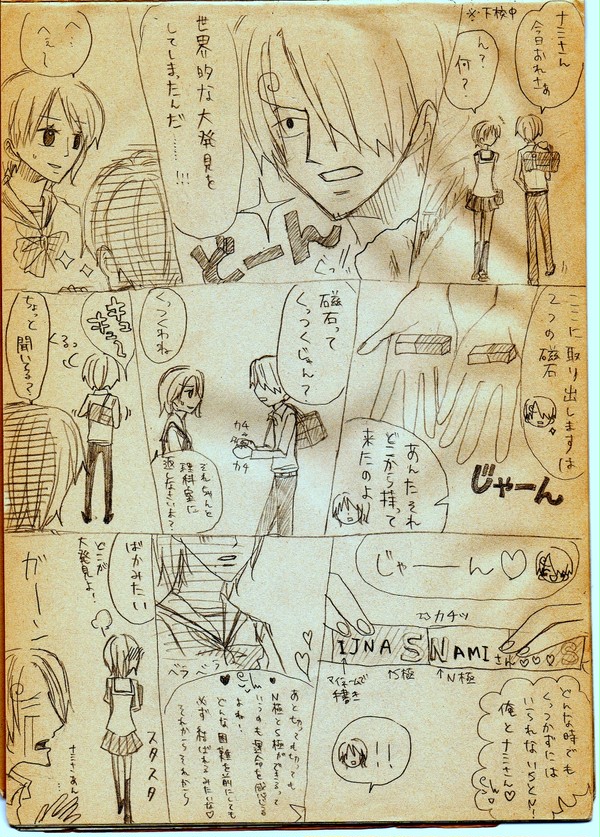 S極とN極