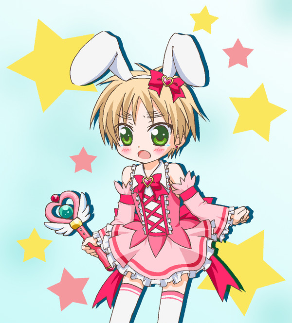 【女装注意】うさみみ魔法少女イギリスちゃん