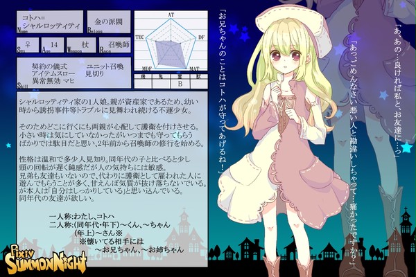 【ぴーさも】コトハ=シャルロッティティ【金の派閥】