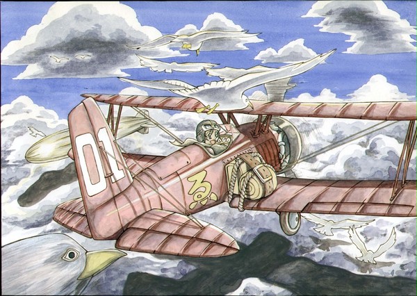 空飛ぶ飛行機