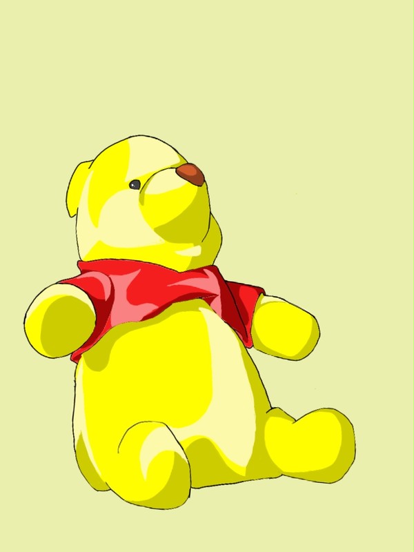 アニメ塗りプーさん