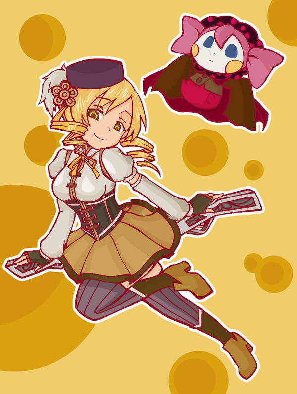 マミさんとシャルちゃん。