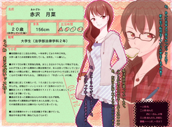 【初恋駅】赤沢月菜【ＣＳ】