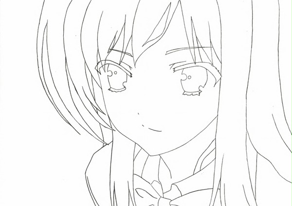 黒雪姫 線画