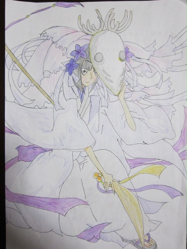夏目友人帳１０巻の表紙を描いてみました＾＾