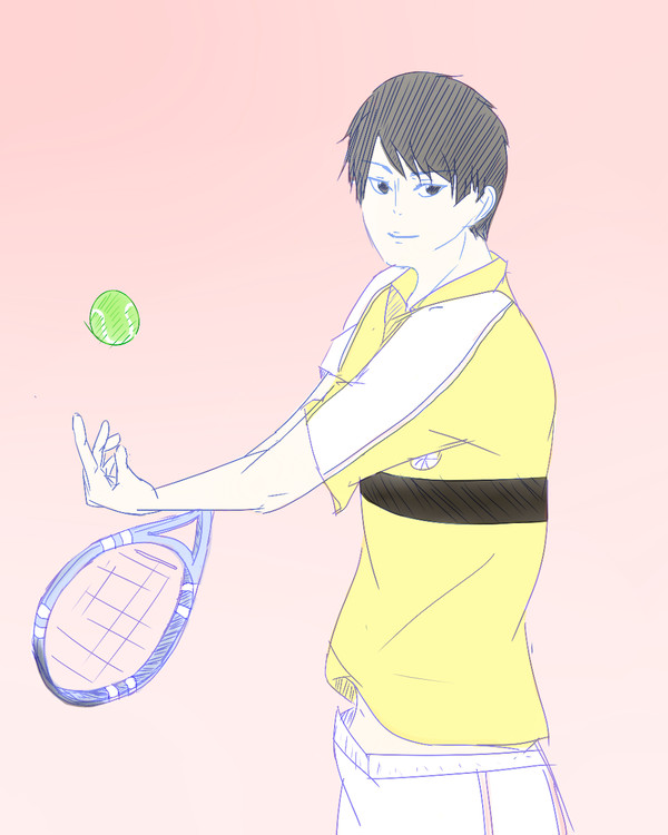 中２の真田　色付き