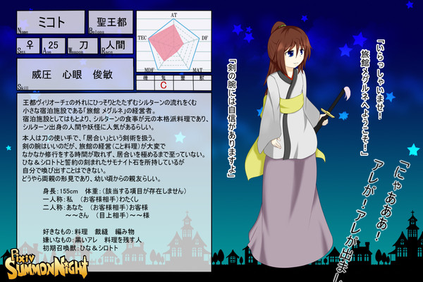 【ぴーさも】ミコト【聖王国】