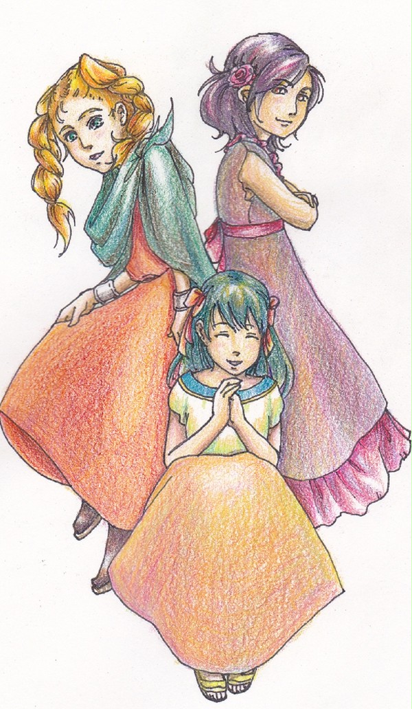 子供時代のヒロイン達(妄想)