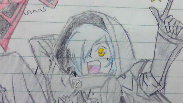 ギュービッドさま　落書き　色付き
