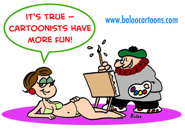 Cartoonists have more fun!