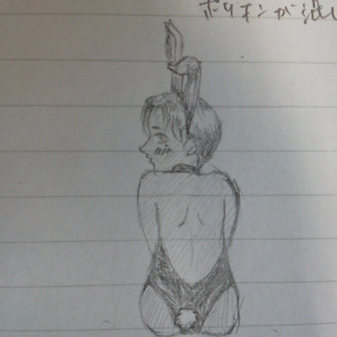 バニーガール牧さん 落書き