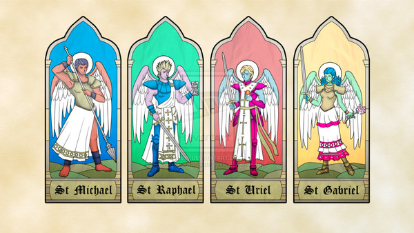 Stained Glass Seraphim