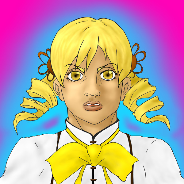 可愛い女の子かと思った？ 残念！ マミさんでした！(塗ってみた)