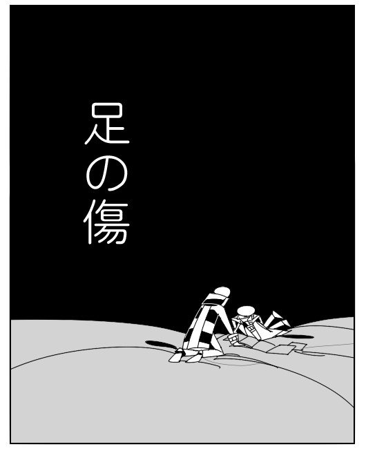 足の傷(サブマス)