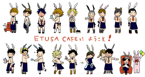 ETUにうさ耳生やしてさらにｃａｆｅで働いてたらかわいいかなって