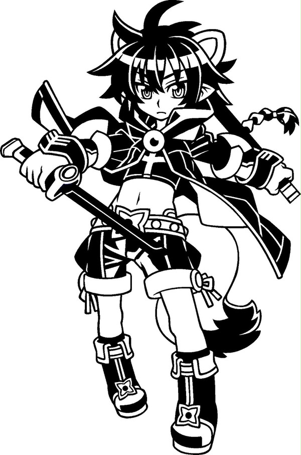 黒刀のムジナ