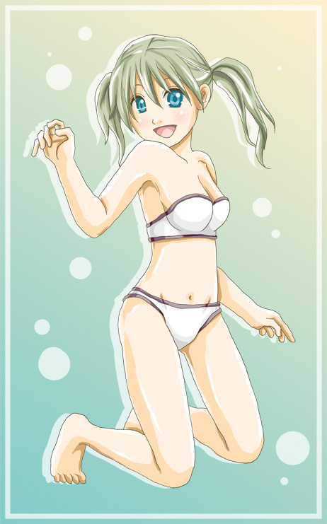 水着の女の子