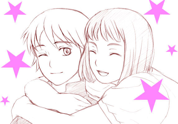 らくがき　クラウス＆ラヴィ