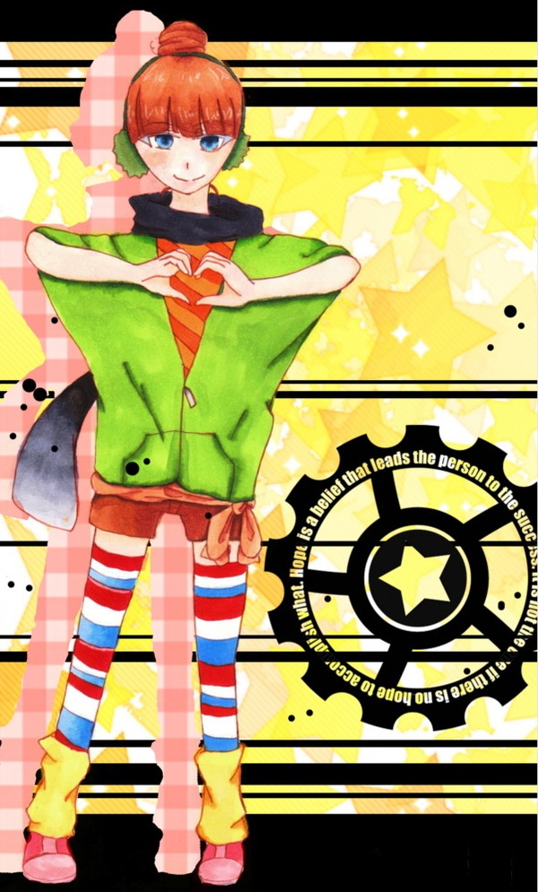 オリキャラにハッピーシンセサイザを踊らせてみた。