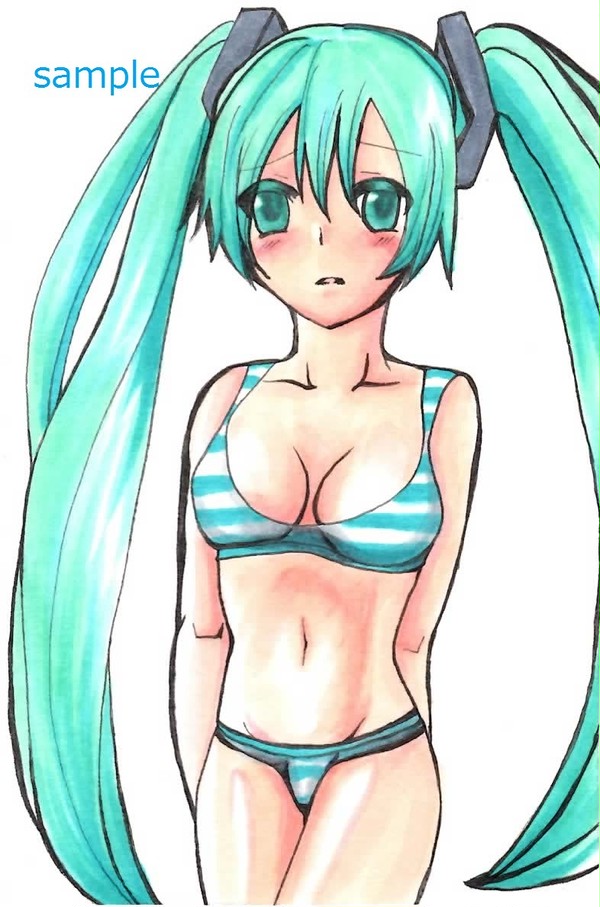 水着ミクさん