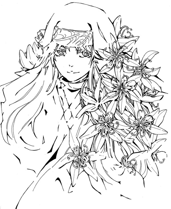 ぬり絵線画まとめ（版権）