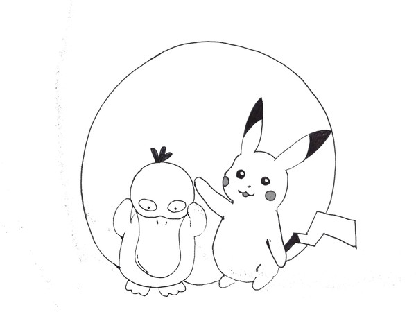 皮卡丘&可達鴨