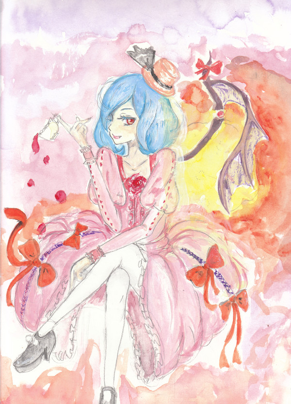 黄昏時のお嬢様
