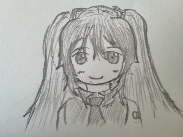 [アナログだけど]ミクさん[描いてみた]