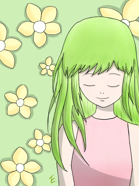 花と少女