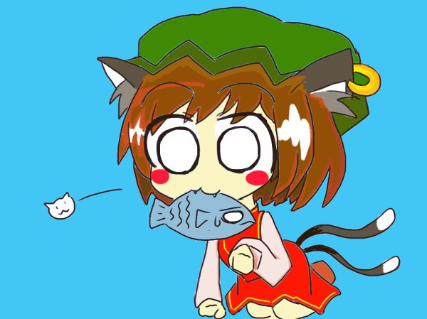 お魚咥えたぬこねこ、追っかけて