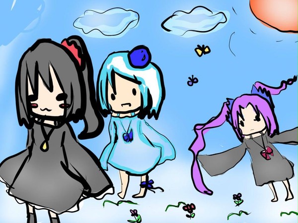 ３人