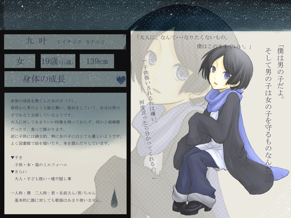 【ぴく無】九 叶【住民票】