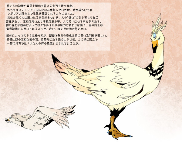 【PFSR】渡し鳥のキュクノス【生き物】