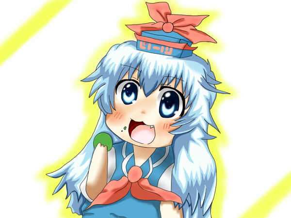 けーねはお菓子を貰って満足しています