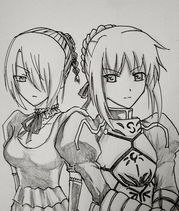 ヒルダとセイバー