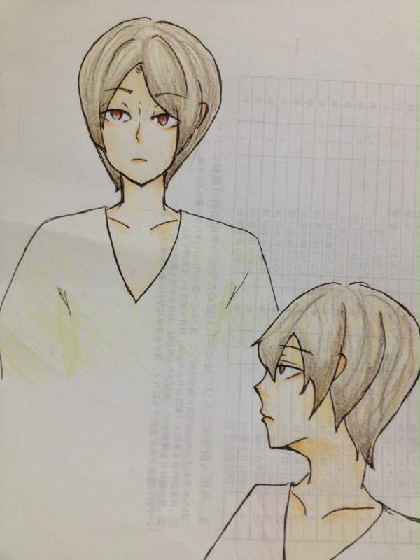 浅羽双子落書き