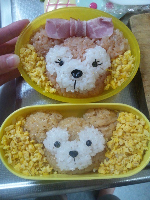 ダッフィー*シェリーメイ*キャラ弁