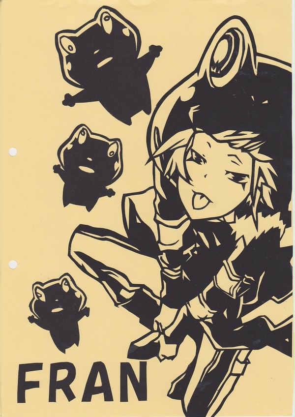 リボーン 切り絵 フラン