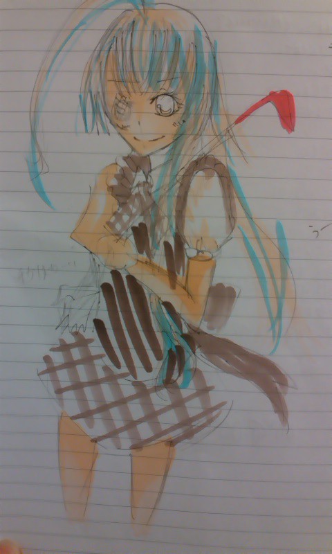 [交換ノートに書いた落書き(*´꒳`*)♥]にゃるこさん！！