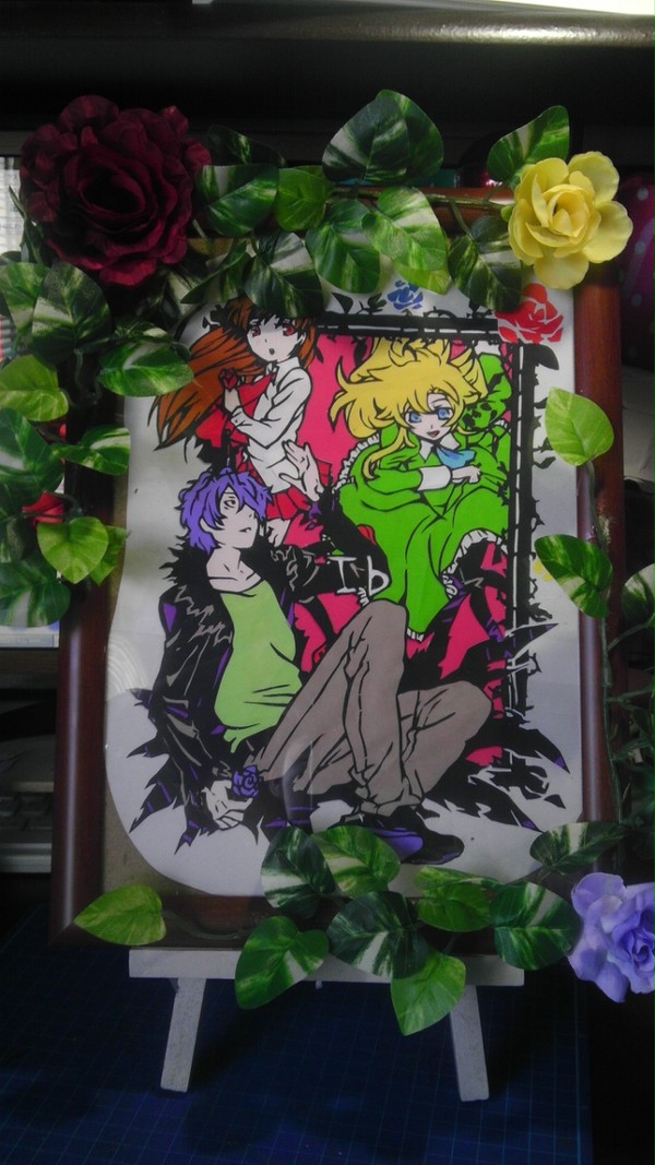 Ib イヴ 切り絵 額縁追加ver