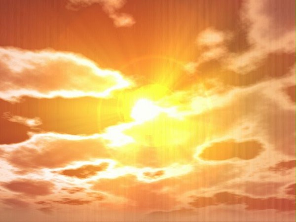 夕日