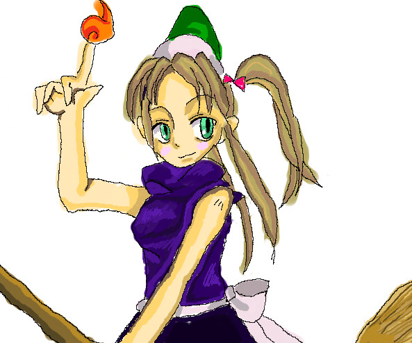 絵チャで魔女かいた。