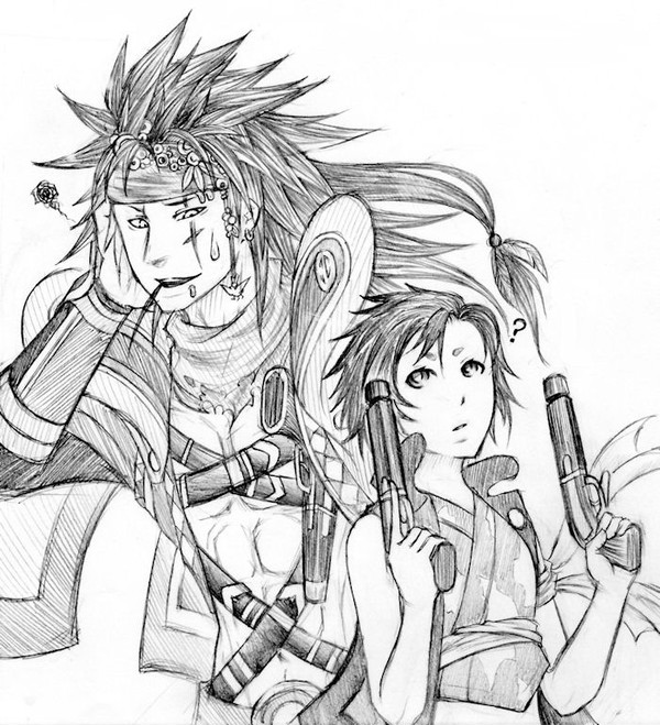大の男と女の子