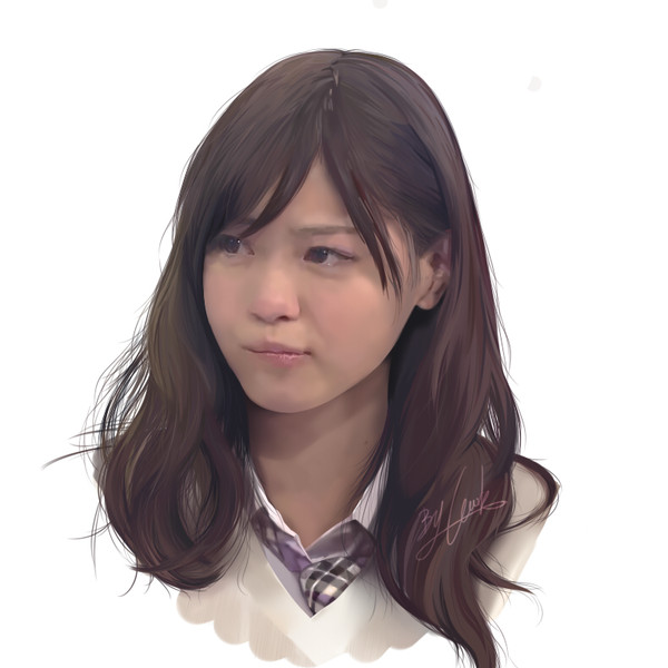 西野七瀬 临摹
