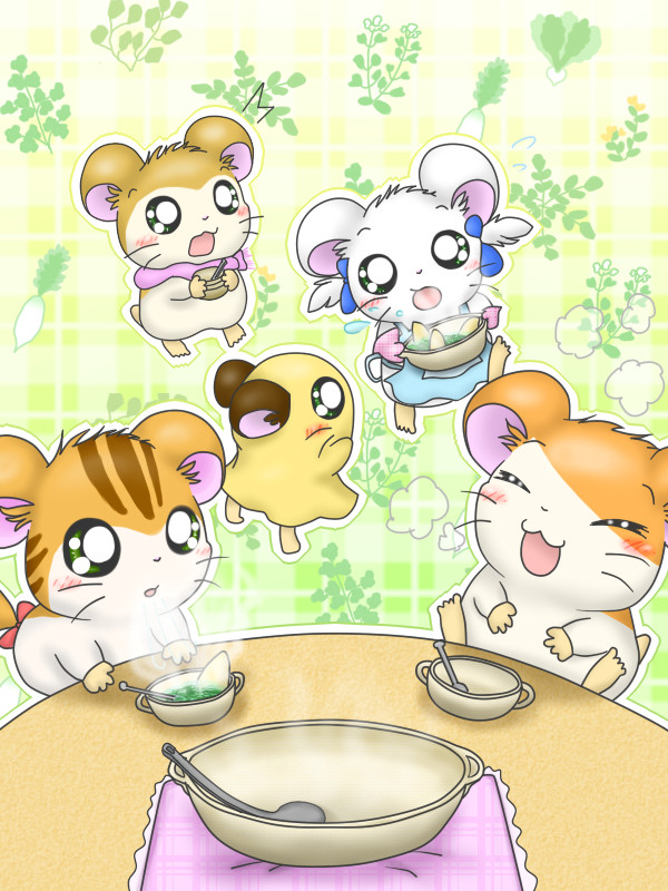 ハム太郎カレンダー2012 1月絵