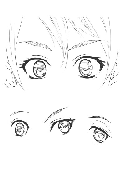 目の練習２