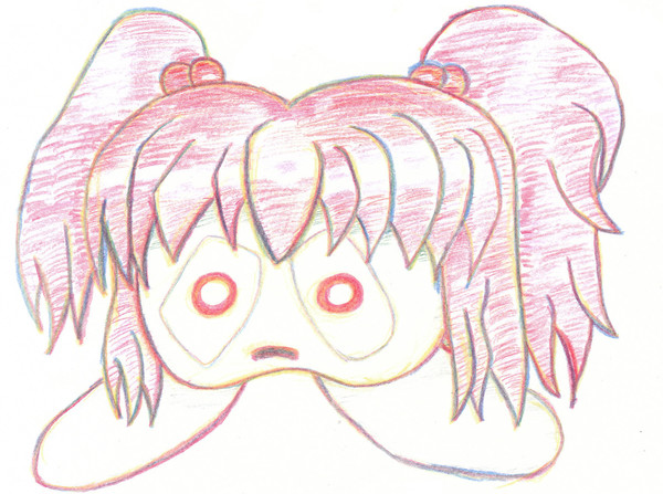 やる夫が色鉛筆で遊ぶようです。を読んで描いたラクガキ