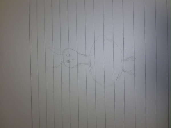 手描きでチルタリス（落書き）