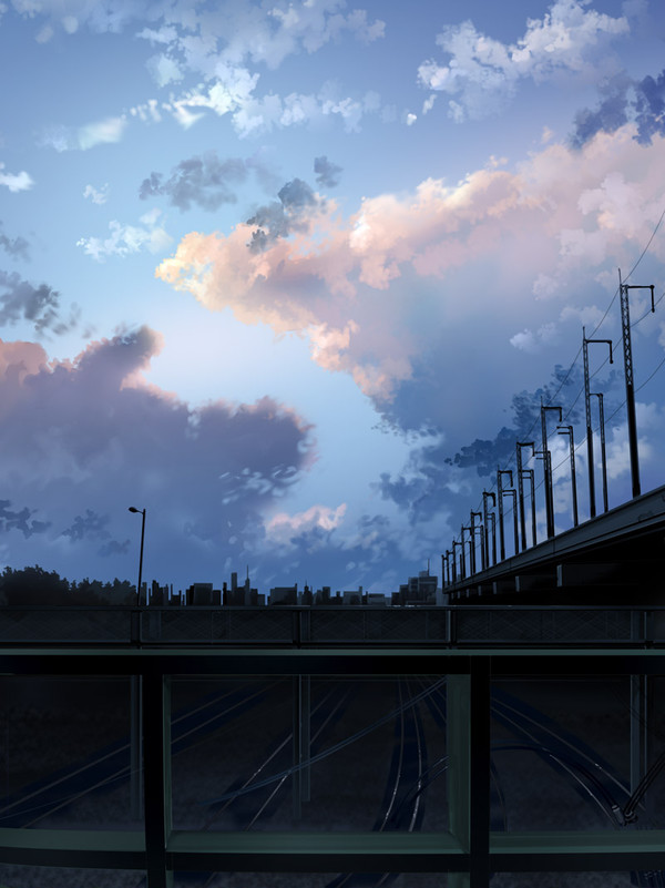 夕暮れ